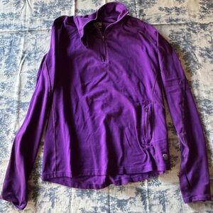 Mountain Hardwear Vibrant Purple Long Sleeve Top